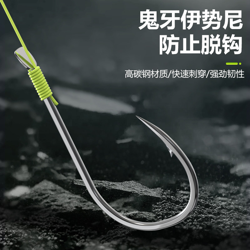 速发浮钓鲢鳙钓组专用翻板钩鱼钩海杆线组套装海竿方块饵料抛竿爆