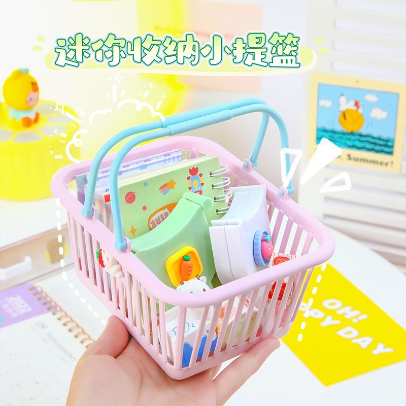 速发植物园采摘手提篮收纳迷你镂空篮子杨梅草莓桑葚筐桌面杂物整