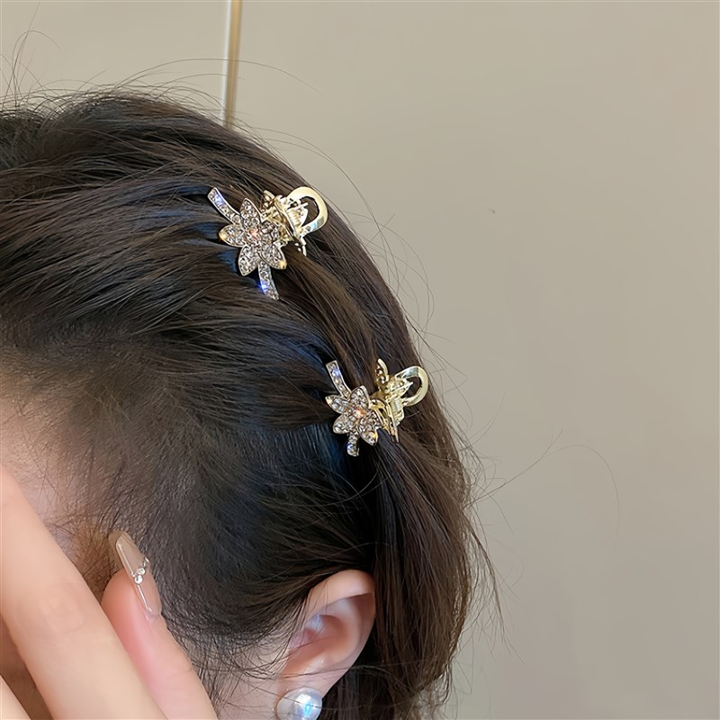 现货珍珠发夹侧边前额ins网红小号夹子刘海边夹后脑勺抓夹女头饰