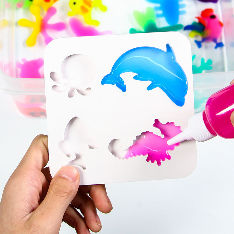速发Kids Handmade DIY Craft Painting Stickers Montessori Edu