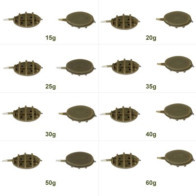速发Carp Fishing Method Feeder Mould 15g 20g 25g 35g 30g 40g