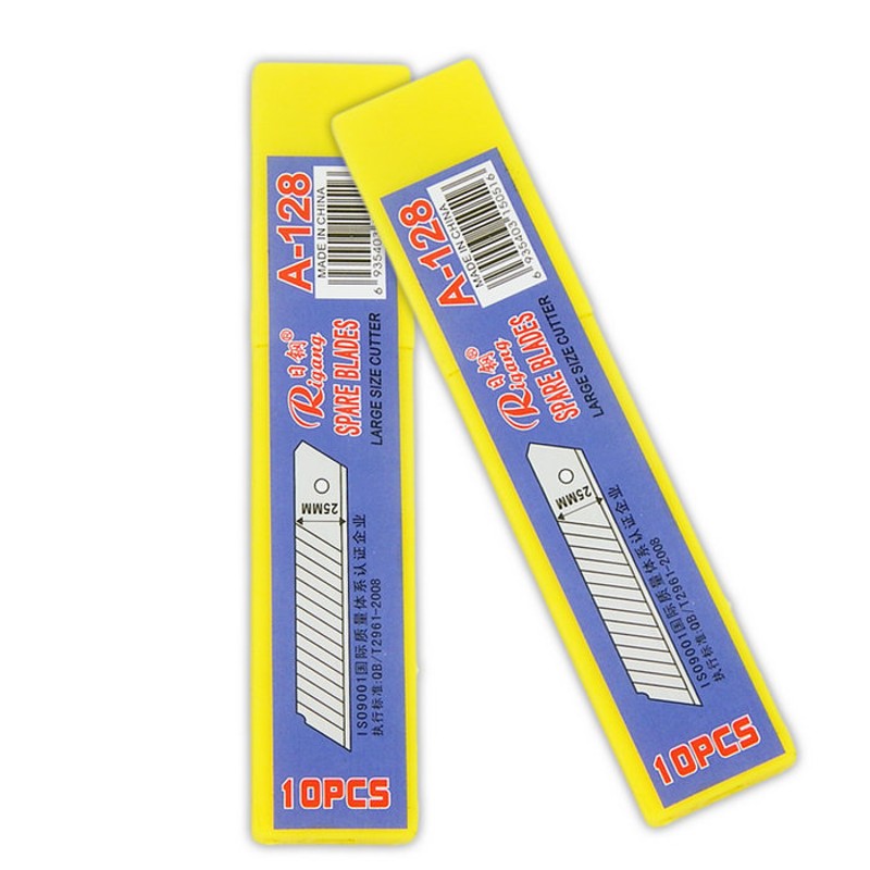 速发100片 日钢A-128特大号刀片 加大美工刀刀片 宽25MM 超大刀