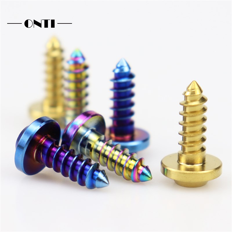 速发8合金碟头内丝花自攻梅M5x15/1钛摩托车外壳汽车包围T25板牙