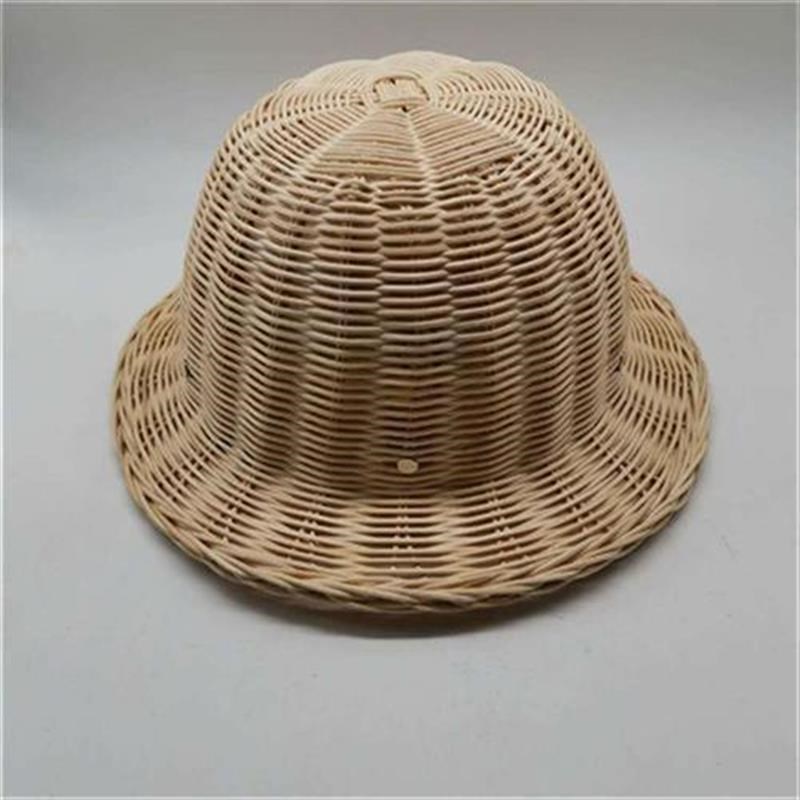 现货竹编安全帽工地施工夏季遮阳防晒夏天透气竹制安全帽藤帽建筑