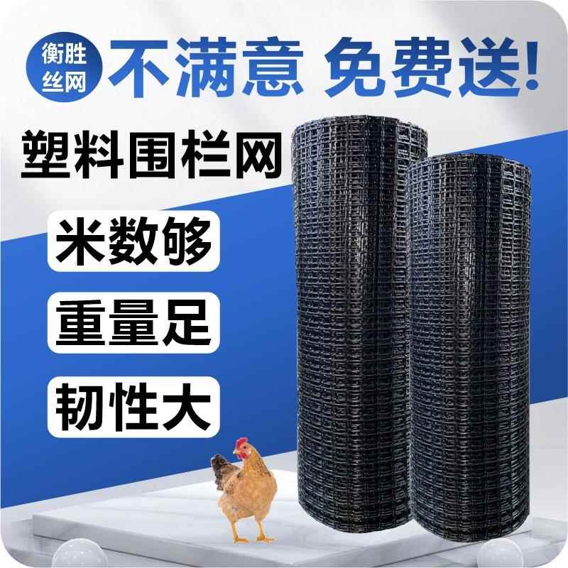 现货养鸡塑胶网格围栏网拦鸡网家用玉米养殖网鱼塘防护网围栏栅栏