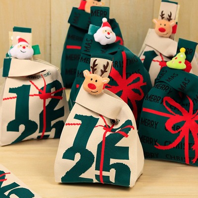 圣诞节期待收到的圣诞节礼物袋