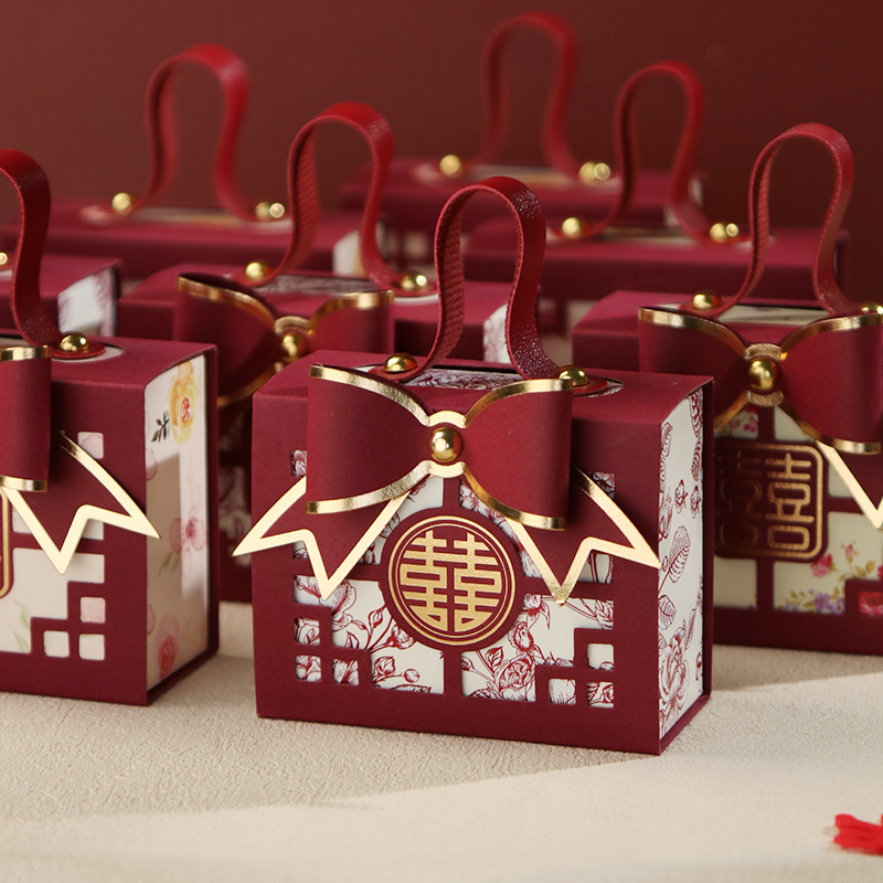 结婚专用喜糖盒子伴手礼盒