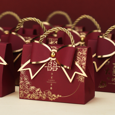 2025新款手提喜糖袋中式