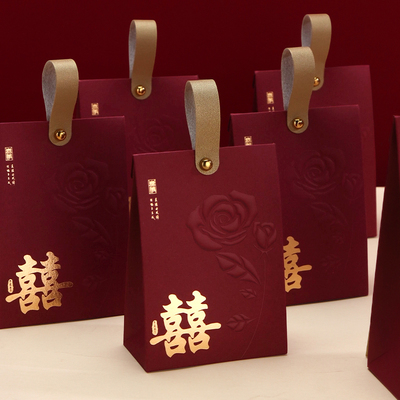 2025新款喜糖盒结婚喜糖袋子婚礼