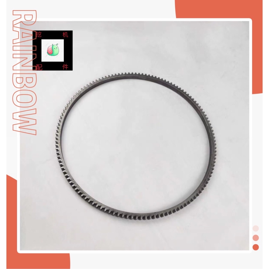 挖掘机神钢三一75-8-9-10五十铃4LE2 4LE1发动机飞轮齿圈启动齿圈