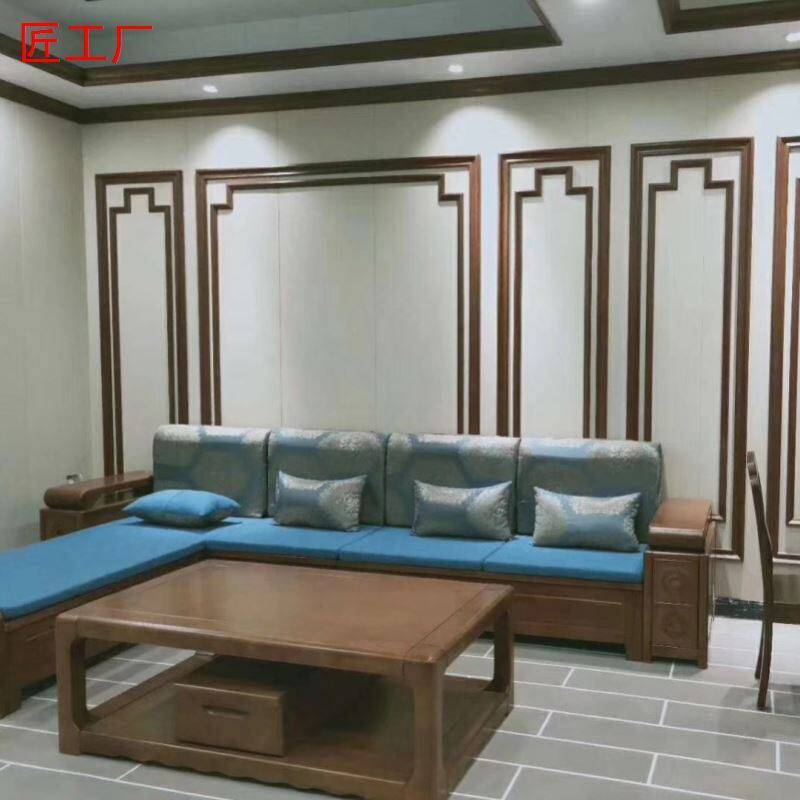 墙板电视自装实心拼接环保背景扣板e板背景板材护墙板装修定制快
