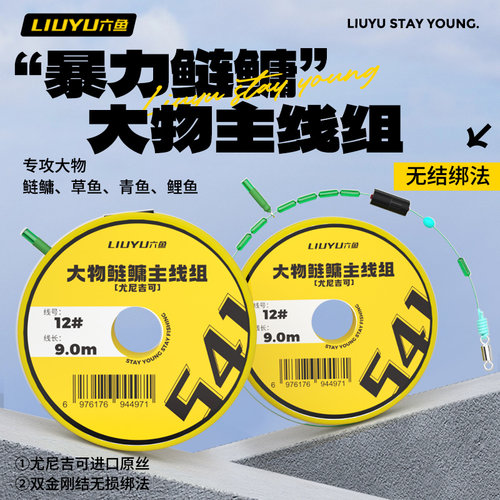 六鱼成品主线组大物鱼线鲢鳙翘嘴