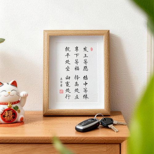 李嘉诚座右铭挂字画