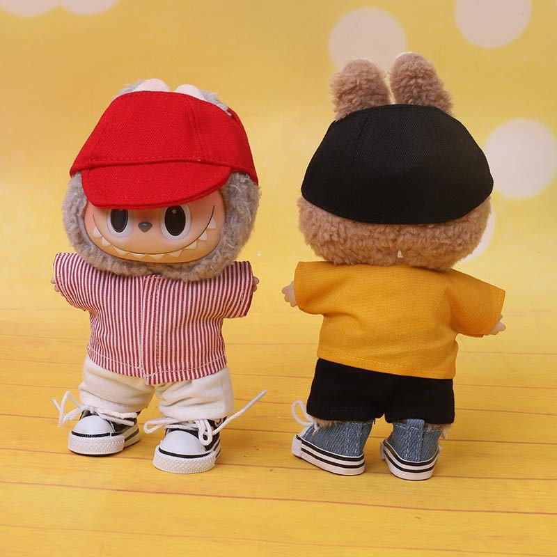 复刻道奇队17号棒球服一二三代拉布布运动衣服labubu棒球服比赛服