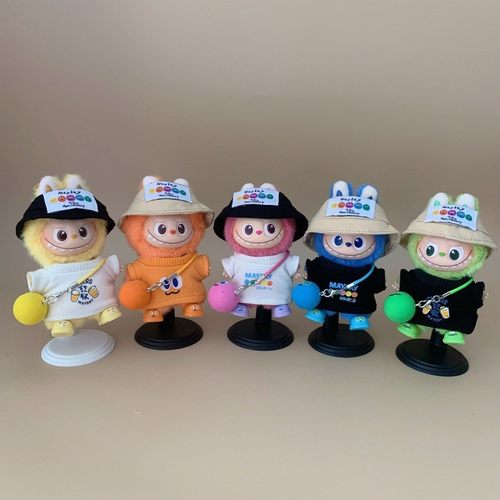 labubu4.0拉布布10cm娃衣