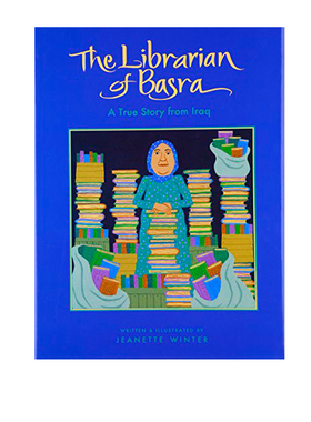 英文原版 The Librarian of Basra 儿童早教启蒙图画故事书 Jeanette Winter