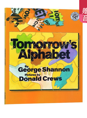 英文原版 Tomorrow's Alphabet 廖彩杏推荐 儿童启蒙字母认知早教绘本 名家 Donald Crews