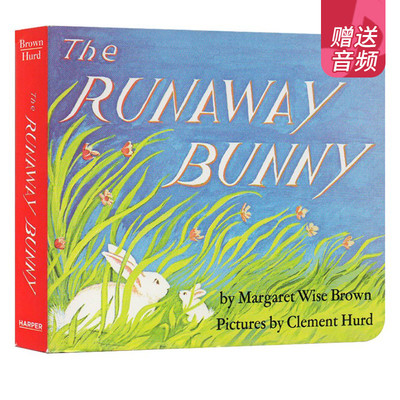 英文原版 逃家小兔 The Runaway Bunny 廖彩杏书单绘本 吴敏兰同场加映 儿童学习英文纸板书 Margaret Wise brown 晚安月亮同作者