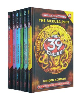 英文原版 The 39 Clues Cahills Vs Vespers系列 6册 精装 39条线索 儿童桥梁章节书 益智类侦探推理小说