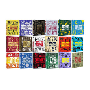 Simply 英文原版 Book Big Ideas 犯罪心理社会法律 人类思想百科丛书 Explained 人文社会科学 The 生物化学物理天文学 Crime