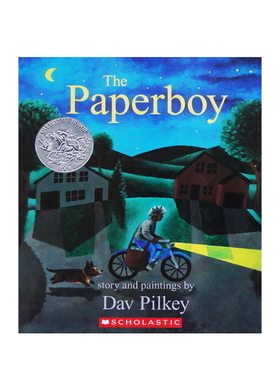 英文原版绘本 The Paperboy 凯迪克银奖 内裤超人同作者Dav Pilkey 儿童启蒙图画故事书