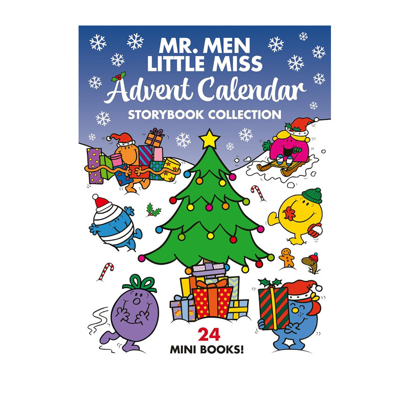 奇先生妙小姐官方倒数日历 2026年版 24册 圣诞节新年节日礼品故事书 Mr. Men Little Miss Advent Calendar 英文原版