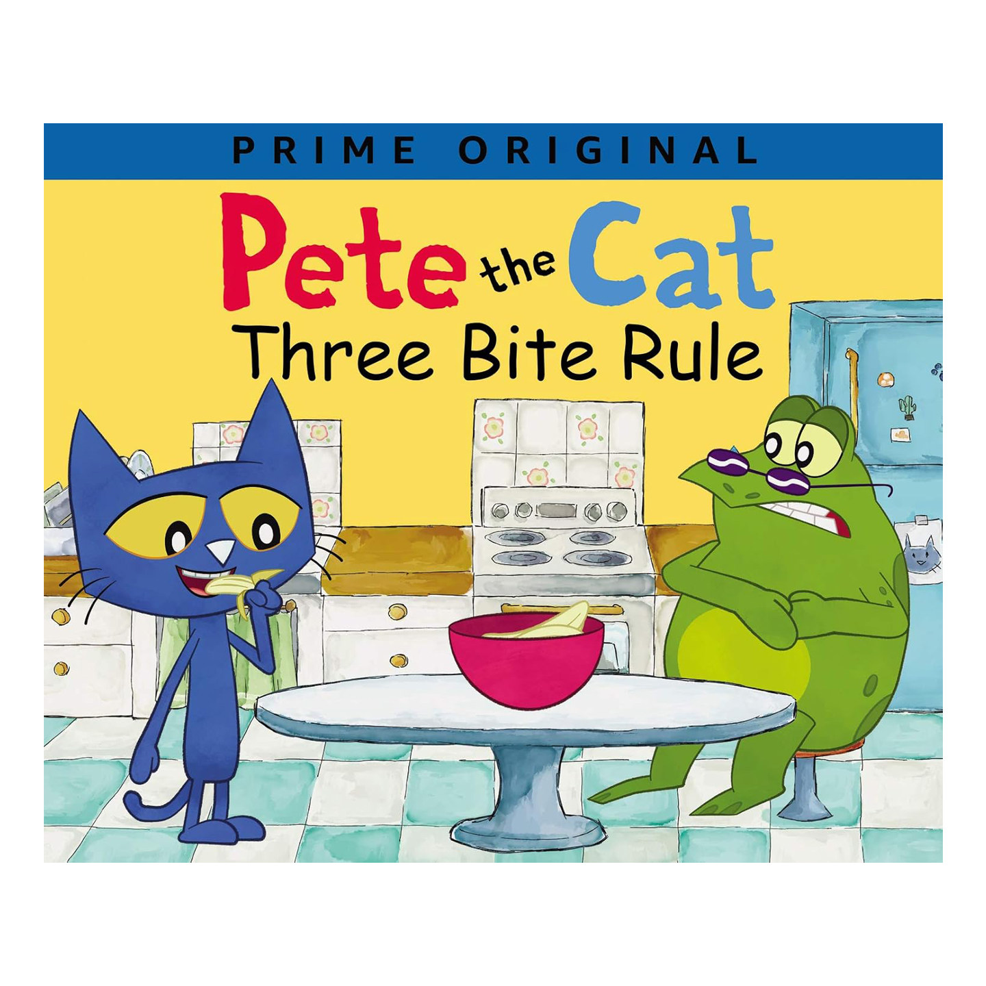 预售 英文原版 Pete the Cat: Three Bite Rule 皮特猫的三口规则 精装绘本 儿童启蒙图画故事书