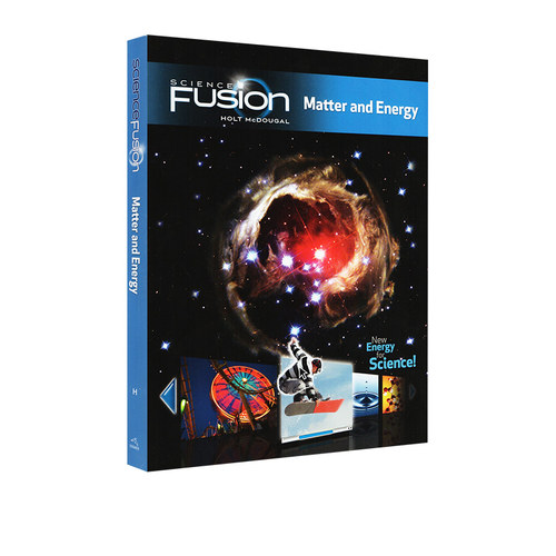 英文原版 Science Fusion系列 Matter And Energy 物质与能量 美国中学生科学教辅 HMH