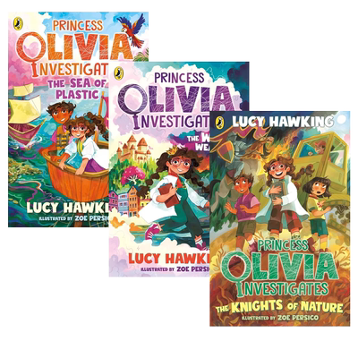 预售 英文原版 奥利维亚公主的侦察队 Princess Olivia Investigates  3册 儿童侦探冒险故事