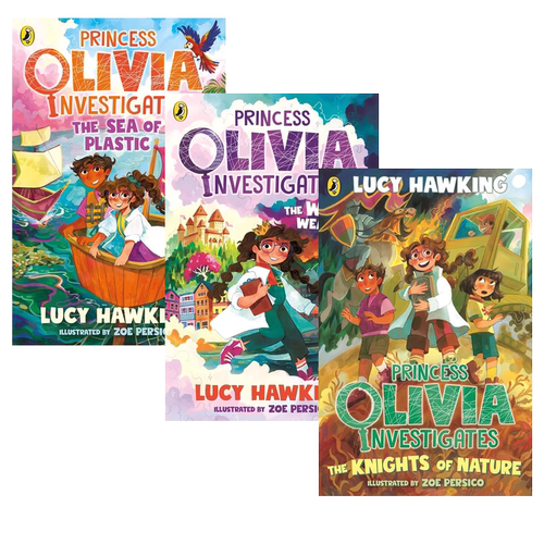 预售 英文原版 奥利维亚公主的侦察队 Princess Olivia Investigates  3册 儿童侦探冒险故事