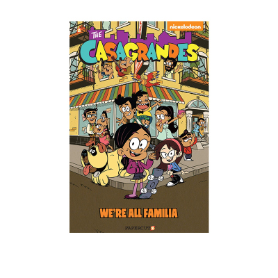 英文原版 The Casagrandes #1: We're All Familia 喧闹一家亲外传 The Loud House 儿童全彩幽默漫画 绘本故事读物