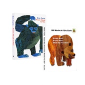送音频 See Bear You Brown 艾瑞卡尔 棕熊 英文原版 Toe Eric Carle From What 从头到脚 Head 绘本