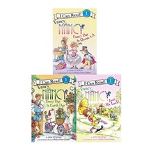 漂亮的南希 Fancy Nancy 3册 I Can Read 汪培珽一阶段 英文原版儿童分级读物 漂亮的小俏妞南希 启蒙英语阅读情商培养