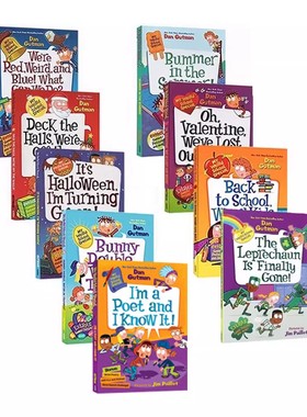 英文原版 My Weird School Special 疯狂学校特别版 9册 儿童初级章节桥梁书 校园幽默故事文字小说