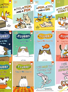 英文原版 企鹅桥梁读本12册合售 a Pig a Fox/Flubby/Bunny Speedy 儿童校园友谊主题全彩 Penguin Workshop Bridge