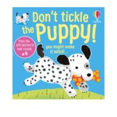 Don 低幼启蒙认知 别给小狗挠痒痒 Puppy 儿童触觉感官认知 Tickle 尤斯伯恩 Usborne 纸板洞洞发音书 the 英文原版 预售