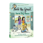英文原版 2022年新品 Earth and Robot the 蓝思值530L 汪培珽书单儿童课外读物书 Day Nate Great 第30册 大侦探内特