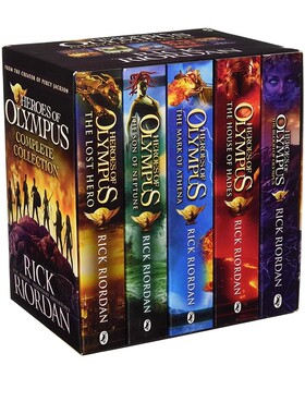 Rick Riordan 英文原版Percy Jackson Heroes of Olympus 波西杰克逊第二季 5册套装 奥林匹斯英雄系列 少年奇幻冒险小说