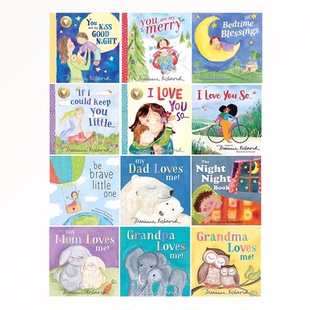 爸爸爱我 为你喝彩 Marianne 我如此爱你 我全心全意爱你 爷爷爱我 妈妈爱我 晚安宝宝 Richmond 温馨家庭暖心绘本 英文原版