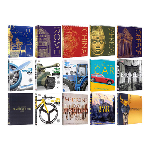 英文原版视觉历史图解图鉴