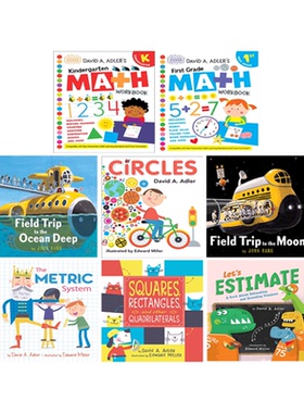 英文原版 David Adler 数学物理好好玩 +月球实地考察 John Hare 浮力和密度 机械装置  机械装置 量度尺寸