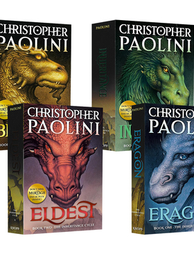 龙骑士系列 遗产四部曲 Eragon, Eldest, Brisingr, Inheritance 英文原版 Christopher Paolini