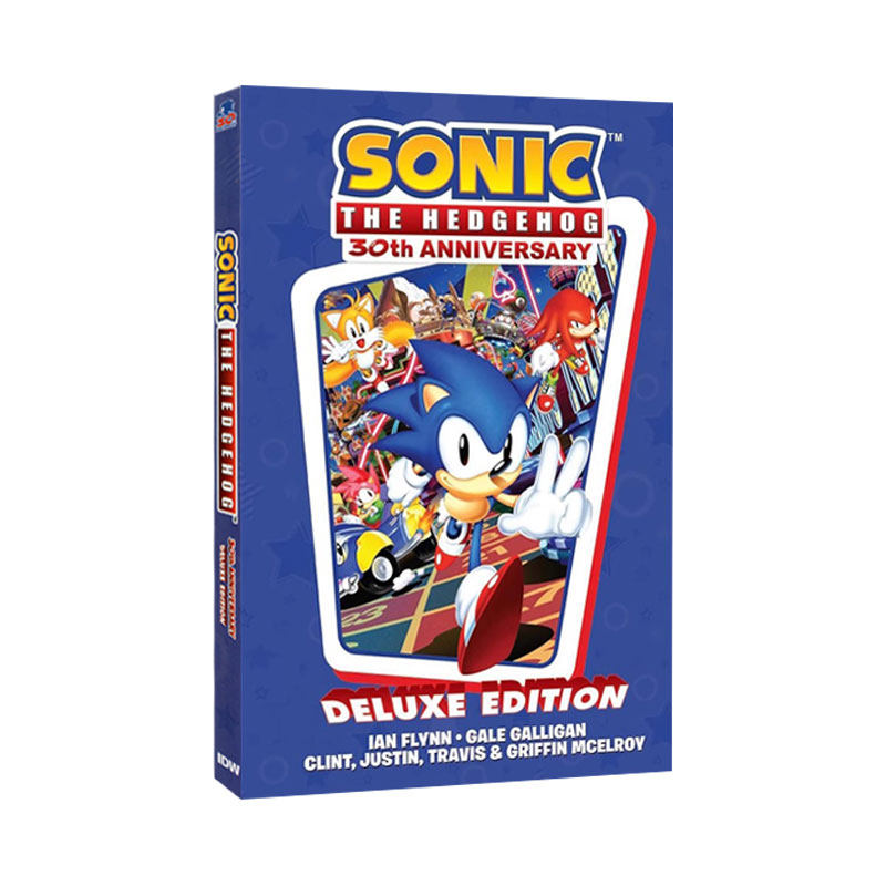 英文原版 刺猬索尼克30周年纪念漫画精装版 Sonic 30th Anniv Celebration 音速小子 Ian Flynn 全彩漫画 青少年英语课外读物