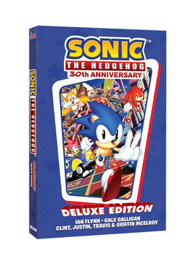 预售 英文原版 刺猬索尼克30周年纪念漫画精装版 Sonic 30th Anniv Celebration 音速小子 Ian Flynn 全彩漫画 青少年英语课外读物