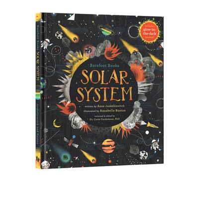 英文原版 Barefoot Books Solar System 太阳系 翻翻书 附超大海报 精装 启蒙绘本 STEM课外阅读绘本图画书 Barefoot 光脚丫出版社