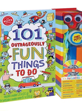 英文原版 KLUTZ 101 Outrageously Fun Things to Do 101件很有趣的事要做 创意手工DIY 动手能力 边玩边学
