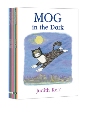 英文原版 Mog The Cat Books Series 8 Books Collection Set 小猫莫格8册 儿童英语启蒙图画故事书 老虎来喝茶同作者Judith Kerr