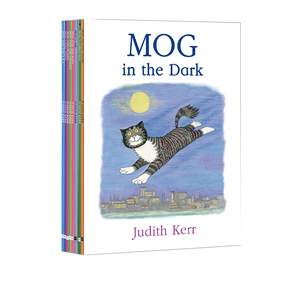 英文原版 Mog The Cat Books Series 8 Books Collection Set 小猫莫格8册 儿童英语启蒙图画故事书 老虎来喝茶同作者Judith Kerr