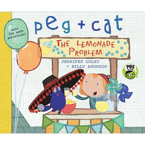 英文原版 Peg + Cat: The Lemonade Problem 柠檬水问题 Jennifer Oxley and Billy Aronson Candlewick出版社