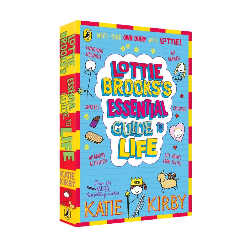 预售 英文原版 洛蒂布鲁克斯 生活指南 Lottie Brooks’s Essential Guide to Life 友谊与成长 青少年课外读物 Katie Kirby